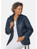 GOLDNER Steppjacke mit Kapuze in marine