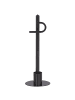 Beliani Toilettenbürste SARTO in Schwarz - (W) 28 x (H) 78 x (L) 20 cm