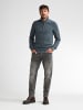 Petrol Industries Melierter Strick-Troyer rockford in Blau