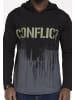 PLUS EIGHTEEN Herren Kapuzenpullover in Schwarz