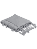 Beliani Kuscheldecke NAZILLI in Grau - (W) 125 x (H) 1 x (L) 150 cm