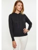 usha BLUE LABEL Damen Hoodie in SCHWARZ