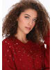 faina Women Sweater in red