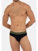 Bruno Banani Sportslip / Unterhose Flowing in Schwarz / grün