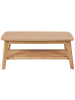 Beliani Couchtisch TULARE in Braun - (W) 55 x (H) 42 x (L) 100 cm