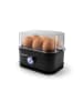 Gourmet Maxx Eierkocher für 6 Eier 400W schwarz  Schwarz