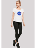 F4NT4STIC Long Cut T-Shirt NASA Classic Insignia Logo' in weiß