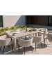 Beliani Esstisch ARDESIO in Beige - (W) 90 x (H) 75 x (L) 160 cm