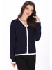 usha BLACK LABEL Women Cardigan in navy offwhite