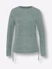 Sieh an! Pullover in jade-ecru-meliert