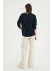 InWear Strickpullover Lukka Relaxed fit in Marine Blue