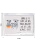 Mr. & Mrs. Panda Schneerahmen Koala Familie mit Spruch in Grau Pastell