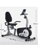 HOMCOM Fitnessrad,122-137cm x 62cm x 103cm,mehrfarbig