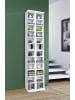 VCM  Holz CD DVD Stand Regal Schrank Ständer Almera in Weiß