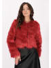 faina Damen Jacke in Weinrot