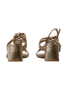 Divine Factory Sandalen mit Absatz Gold