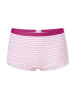 Schiesser Panty 955 in weiß-schwarz gestreift, violett, weiß