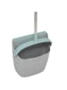 5five Simply Smart Besen mit Kehrschaufel in grau