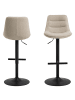 ebuy24 Barhocker Adisa Beige 2er Set