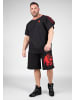 Gorilla Wear Shorts - Buffalo old school - Schwarz/Rot