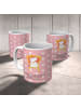Mr. & Mrs. Panda Kindertasse Einhorn König mit Spruch in Rot Pastell