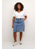 KAFFE curve T-shirt KCjena A-shape in Chalk