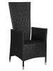 ebuy24 Gartenstuhl Joops Schwarz 58 x 60 cm