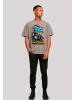 F4NT4STIC Oversize T-Shirt Asteroids Vintage Atari Retro Gaming in Asphalt