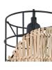home24 Pendelleuchte Vadum in Schwarz / Braun