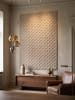 KADIMA DESIGN Flachgewebe-Teppich Schachbrett Grafisch Modern Pflegeleicht in Beige