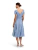 Vera Mont Cocktailkleid im Glitzer-Look in Blue/Silver