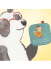 Mr. & Mrs. Panda Untersetzer Gläser Ukulele Freude mit Spruch in Meeresbrise