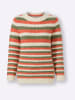 Heine Pullover in champagner-khaki-gemustert