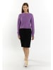 myMo Damen Strickpullover in Violett