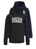JACK & JONES Junior Hoodie 'Corp Logo' in blau