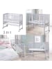 roba Stuben- & Beistellbett safe asleep® 3in1 taupe/grau höhenverstellbar