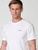 KOROSHI Kurzarm-t-shirt. in weiß
