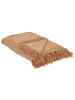 Beliani Tagesdecke YERBENT in Braun - (W) 150 x (H) 1.25 x (L) 200 cm