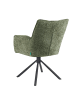 DUBI Möbel 2er-Set: Drehstuhl Mika-Daan in Grün - (B)59 x (H)84 x  (T)66 cm