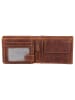 Greenburry Vintage Cafe-Racer Geldbörse RFID Leder 12 cm braun