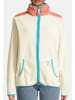 Salzhaut Fleecejacke KLÓÓWERBLAD in Beige Coral