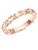 Lulu & Jane Ring Herz Sterling Silber Zirkonia in roségold