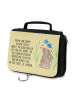 Mr. & Mrs. Panda badtasche Hase Blume mit Spruch in Gelb Pastell