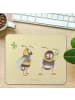 Mr. & Mrs. Panda Mouse Pad Hummeln Kleeblatt ohne Spruch in Gelb Pastell
