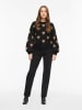 Vila Strickpullover in Black