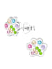 schmuck23 Silber Ohrringe 925 Pfote 0,7 cm x 0,8 cm