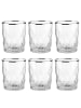 Butlers Butlers Trinkglas UPSCALE 6er-Set in Silber