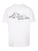 F4NT4STIC T-Shirt Mountain Berge Urlaub Winter Schnee Ski in weiß