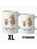 Mr. & Mrs. Panda Becher Bär Bester Vati der Welt mit Spruch in Weiß