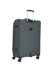 D&N Travel Line 9204 4 Rollen Trolley L 76 cm mit Dehnfalte grau
